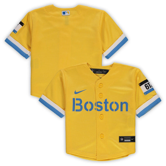 Boston Red Sox Nike Infant MLB City Connect Replica Jersey - Gold